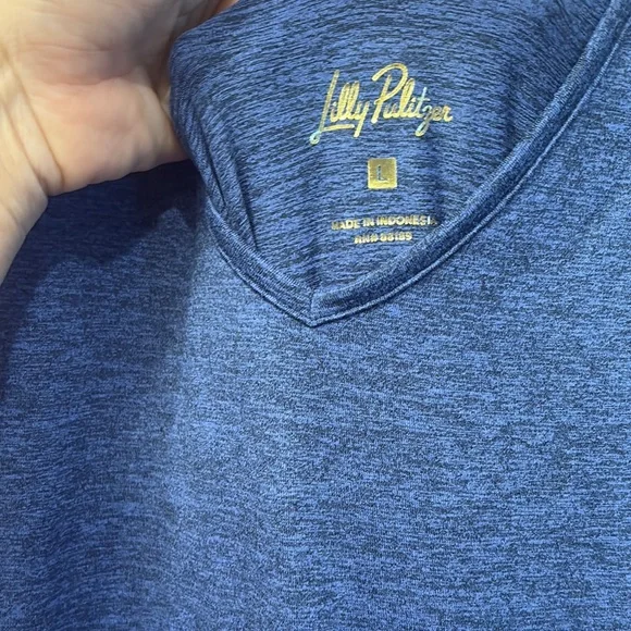 Lilly Pulitzer Navy Blue knit Jumpsuit - Picture 5 of 5